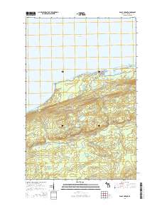 Eagle Harbor 2014 topographic map thumbnail