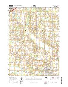 Eaton Rapids 2014 topographic map thumbnail