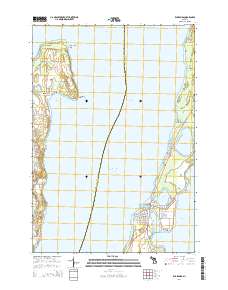 Elk Rapids 2014 topographic map thumbnail