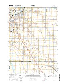 Essexville 2014 topographic map thumbnail