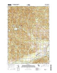 Evart 2014 topographic map thumbnail