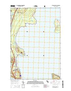 Evergreen Shores 2014 topographic map thumbnail