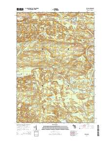 Felch 2014 topographic map thumbnail