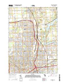 Flint North 2014 topographic map thumbnail