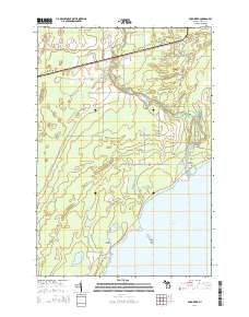Ford River 2014 topographic map thumbnail