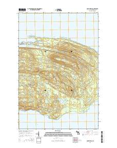 Fort Wilkins 2014 topographic map thumbnail