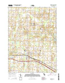 Fowlerville 2014 topographic map thumbnail