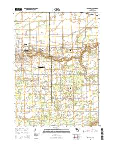 Frankenmuth 2014 topographic map thumbnail