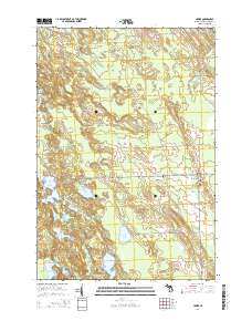 Hawks 2014 topographic map thumbnail