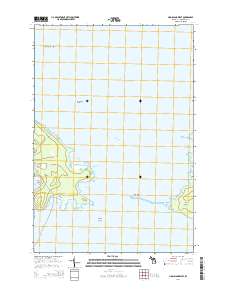 Hog Island West 2014 topographic map thumbnail