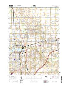 Holland East 2014 topographic map thumbnail