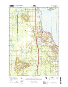 Houghton Lake 2014 topographic map thumbnail