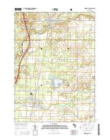 Howard City 2014 topographic map thumbnail