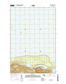 Howe Lake 2014 topographic map thumbnail