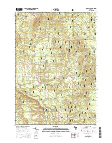 Hoxeyville 2014 topographic map thumbnail