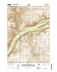 Hubbardston 2014 topographic map thumbnail