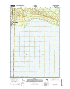 Hughes Point 2014 topographic map thumbnail
