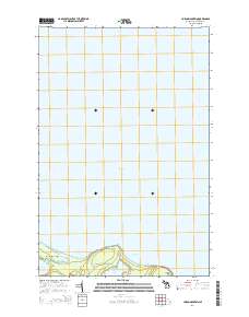 Huron Mountain 2014 topographic map thumbnail