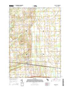 Imlay City 2014 topographic map thumbnail
