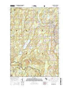 Iron River 2014 topographic map thumbnail