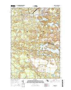 Ishpeming 2014 topographic map thumbnail