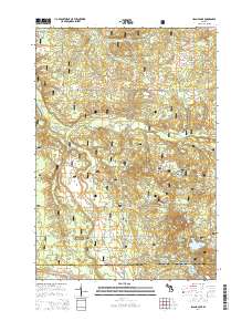 Island Lake 2014 topographic map thumbnail
