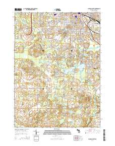 Jackson South 2014 topographic map thumbnail