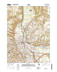 Kalamazoo 2014 topographic map thumbnail