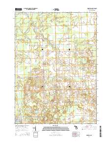 Kingston 2014 topographic map thumbnail