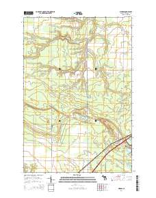 Kinross 2014 topographic map thumbnail