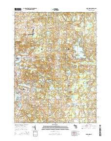 Lake Orion 2014 topographic map thumbnail