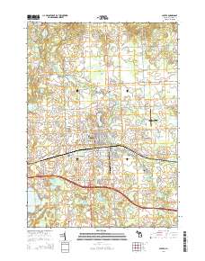 Lapeer 2014 topographic map thumbnail