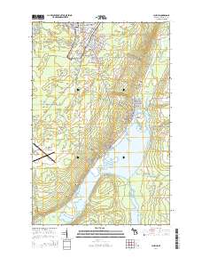 Laurium 2014 topographic map thumbnail