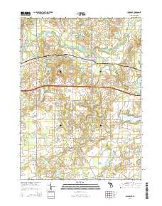 Lawrence 2014 topographic map thumbnail