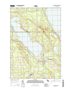 Long Lake East 2014 topographic map thumbnail