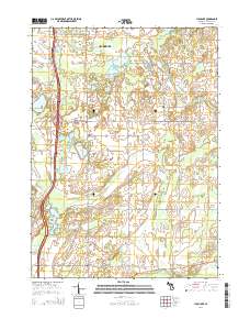 Lyon Lake 2014 topographic map thumbnail