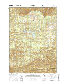 Mack Lake 2014 topographic map thumbnail