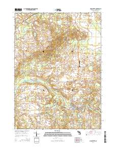 Manchester 2014 topographic map thumbnail