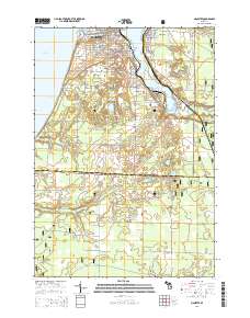 Manistee 2014 topographic map thumbnail
