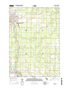 Gladwin 2014 topographic map thumbnail