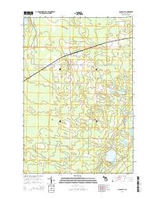 Gould City 2014 topographic map thumbnail