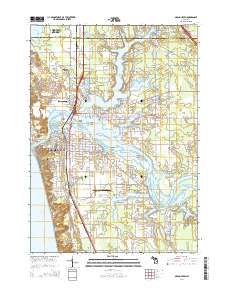 Grand Haven 2014 topographic map thumbnail