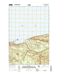 Grand Marais 2014 topographic map thumbnail