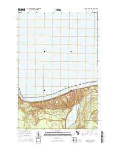 Grand Sable Lake 2014 topographic map thumbnail
