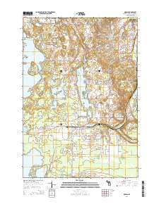 Grawn 2014 topographic map thumbnail