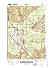 Grayling 2014 topographic map thumbnail