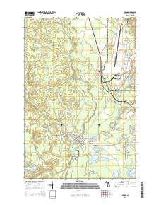 Gwinn 2014 topographic map thumbnail