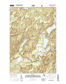 Hagerman Lake 2014 topographic map thumbnail