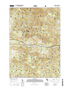 Harrietta 2014 topographic map thumbnail