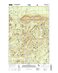 Marenisco 2014 topographic map thumbnail